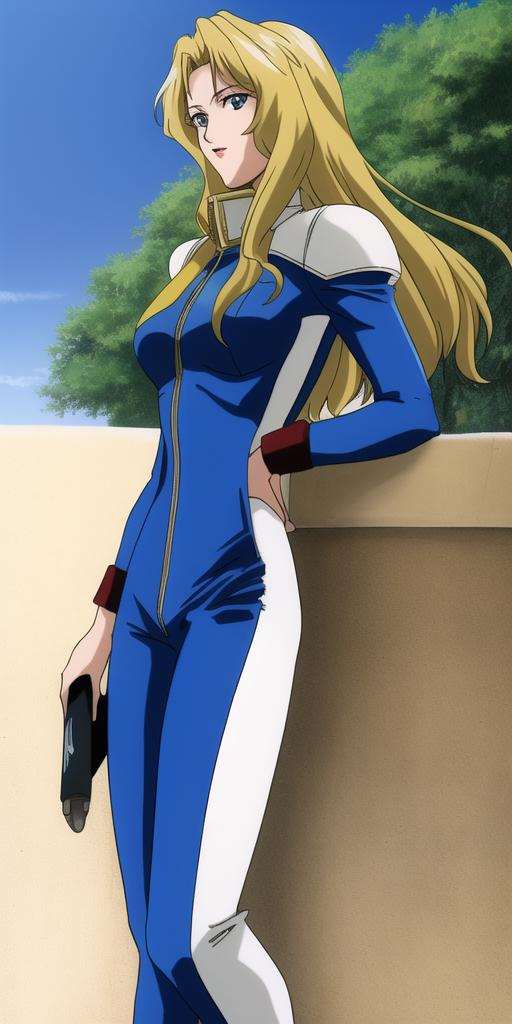 00656-978641276-masterpiece, best_quality, highres, , Macross7Rex, solo, blonde_hair, blue_bikesuit.png